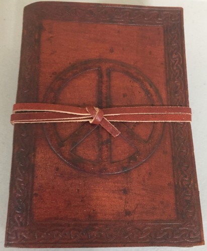 Peace sign blank page book - sign,