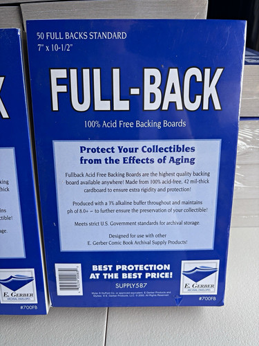 Gerber acid free full back - e., acid-free